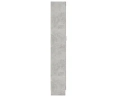 Vitrininė spintelė, betono, 82,5x30,5x185,5cm, apdirbta mediena
