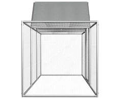 Voljeras viščiukams, 3x1x1,5m, galvanizuotas plienas