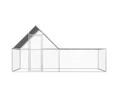 Voljeras viščiukams, 4x2x2m, galvanizuotas plienas