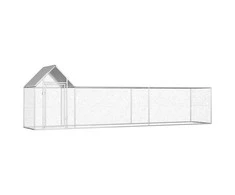 Voljeras viščiukams, 5x1x1,5 m, galvanizuotas plienas