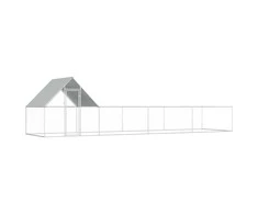 Voljeras viščiukams, 8x2x2m, galvanizuotas plienas