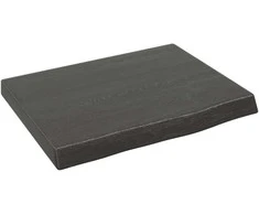 Vonios stalviršis, tamsiai rudas, 40x30x(2-4)cm, mediena