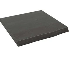 Vonios stalviršis, tamsiai rudas, 40x40x(2-4)cm, mediena