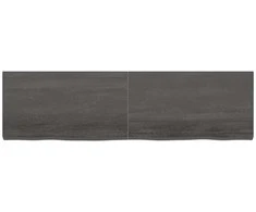 Vonios stalviršis, tamsiai rudas, 180x50x(2-6)cm, mediena
