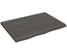 Vonios stalviršis, tamsiai rudas, 80x60x(2-4) cm, mediena