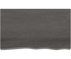 Vonios stalviršis, tamsiai rudas, 100x60x(2-6)cm, mediena