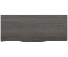Vonios stalviršis, tamsiai rudas, 100x40x(2-6)cm, mediena