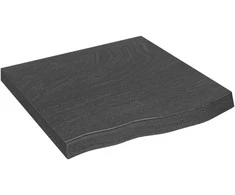 Vonios stalviršis, tamsiai rudas, 60x60x(2-6)cm, mediena