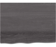 Vonios stalviršis, tamsiai rudas, 80x60x(2-4) cm, mediena