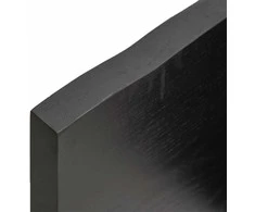 Vonios stalviršis, tamsiai rudas, 100x60x(2-4) cm, mediena