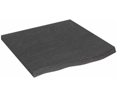 Vonios stalviršis, tamsiai rudas, 60x60x(2-4) cm, mediena