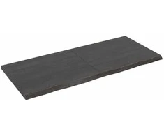 Vonios stalviršis, tamsiai rudas, 140x60x(2-4) cm, mediena