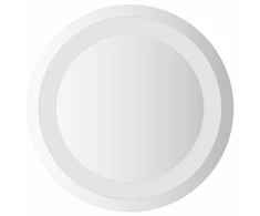 Vonios kambario veidrodis su LED, 30cm, apskritas