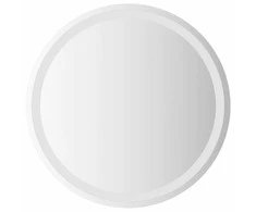 Vonios kambario veidrodis su LED, 60cm, apskritas