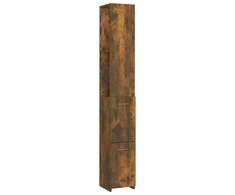 Vonios kambario spintelė, dūminio ąžuolo, 25x26,5x170 cm