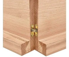 Vonios stalviršis, šviesiai rudas, 120x50x(2-6)cm, mediena