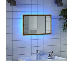 Vonios veidrodis su LED apšvietimu, artisano, 60x8,5x38cm