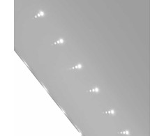 Vonios veidrodis su LED lempomis, 60x80 cm