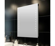 Vonios veidrodis su LED lempomis, 60x80 cm