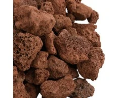 Vulkaninės uolienos, raudonos spalvos, 10 kg, 1–2cm