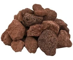 Vulkaninės uolienos, raudonos spalvos, 10kg, 5–8cm