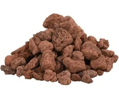 Vulkaninės uolienos, raudonos spalvos, 25kg, 1–2cm