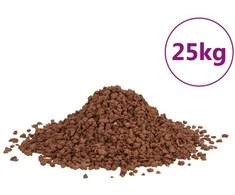 Vulkaninės uolienos, raudonos spalvos, 25kg, 5–8mm