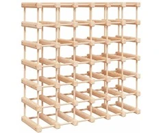 Vyno laikiklis 42 buteliams, 68,5x23x68,5cm, pušies masyvas