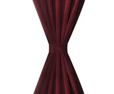 Vyšninės Spalvos Užuolaidos su Kilpomis 140 x 245 cm, 2 vnt.