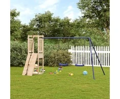 Lauko žaidimų aikštelės komplektas, pušies medienos masyvas