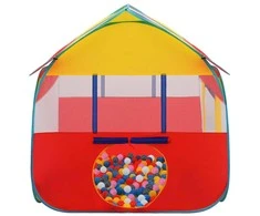 Žaidimų palapinė su 550 kamuoliukų, 123x120x126cm