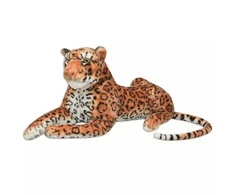 Žaislas leopardas, pliušinis, rudas, XXL