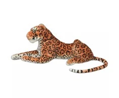 Žaislas leopardas, pliušinis, rudas, XXL