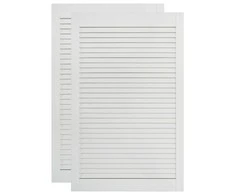 Spintelės durelės, 2vnt., baltos, 99,3x59,4cm, pušis