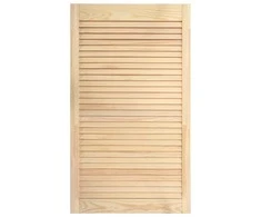 Spintelės durelės, 99,3x49,4cm, pušis, žaliuzių dizaino