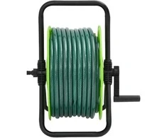 Žarnos ritė su tvirtinimo detalėmis, žalia, 0,5", 20m, PVC