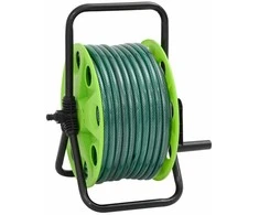 Žarnos ritė su tvirtinimo detalėmis, žalia, 0,75", 20m, PVC