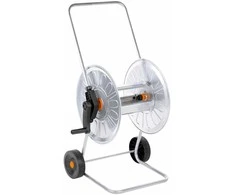Žarnos ritės vežimėlis 80 m 1/2" arba 50 m 3/4" žarnai, plienas