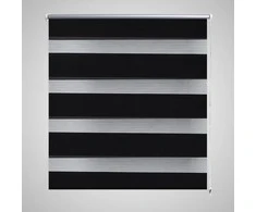 Zebra Žaliuzė, Roletas 100 x 175 cm, Juodas