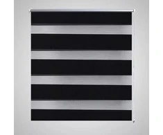 Zebra Žaliuzė, Roletas 140 x 175 cm, Juodas