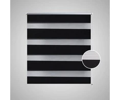 Zebra Žaliuzė, Roletas 40 x 100 cm, Juodas