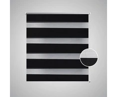 Zebra Žaliuzė, Roletas 50 x 100 cm, Juodas