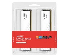 ADATA DDR5 - 48GB - 6000 - CL - 30 (2x 24 GB) dual kit, RAM (baltas, AX5U6000C3024G-DTLABRWH, Lancer Blade RGB, INTEL XMP, AMD EXPO)
