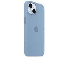 Apple iPhone 15 Plus silikoninis dėklas su MagSafe - žiemos mėlyna