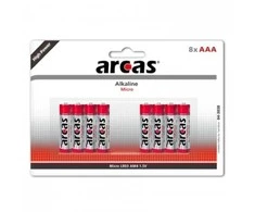 Arcas 11744803 LR03 1,5 V AAA Baterija - Daugiaspalvė (8 vnt. pakuotėje)