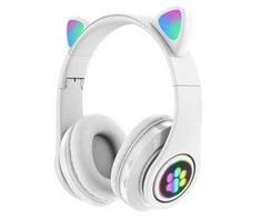 Goodbye Paws belaidės ausinės vaikams, Bluetooth 5.0, Baltos spalvos