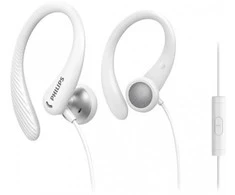 Į ausis dedamos sportinės ausinės su mikrofonu Philips TAA1105WT/00, Baltos
