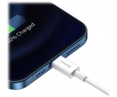 USB kabelis Baseus Superior iš USB į Lightning 2.4A 0.25m baltas CALYS-02