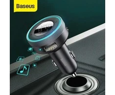 Baseus FM moduliatorius Bluetooth USB Micro SD - Juodas