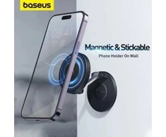 Magnetinis stalinis telefono stovas Baseus MagPro lipnus (juodas)